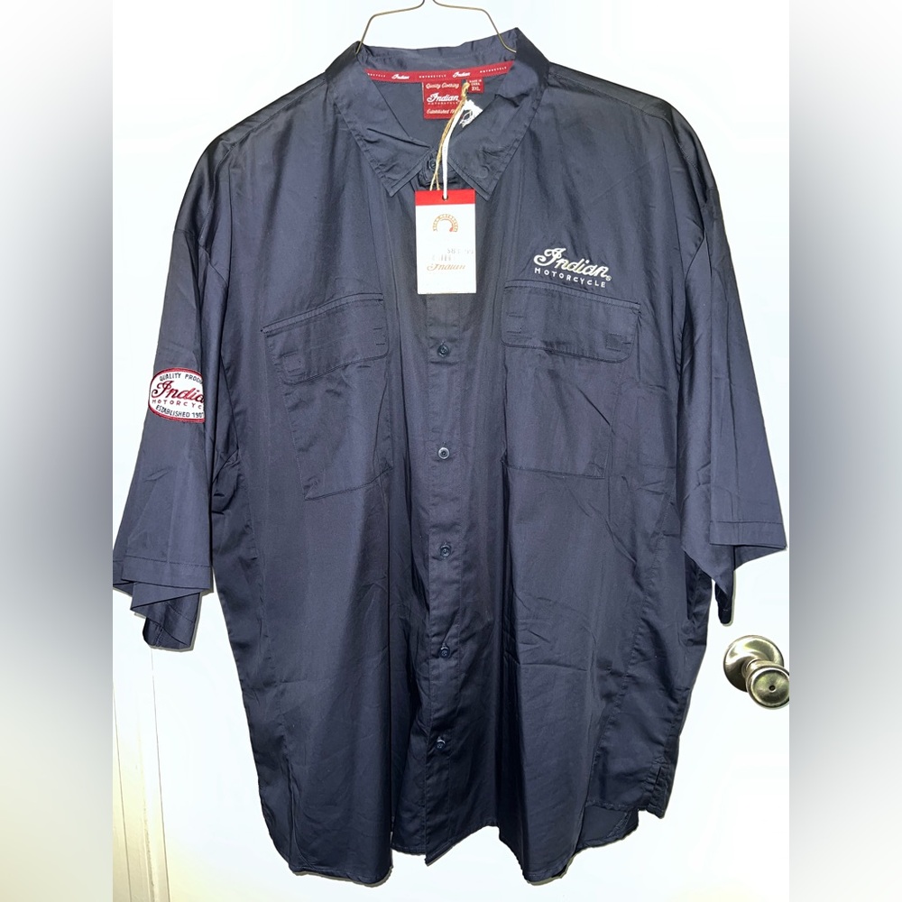 New Men's Indian Navy shirt